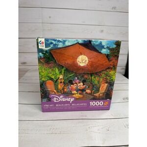 Ceaco Disney Fine Art Jigsaw Puzzle - Mickey‎ & Minnie - Coleman Paradise 1000pc